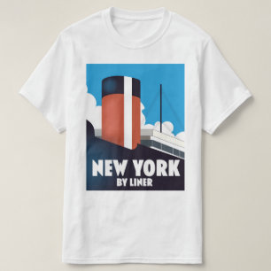 New York med linjefartyg T Shirt