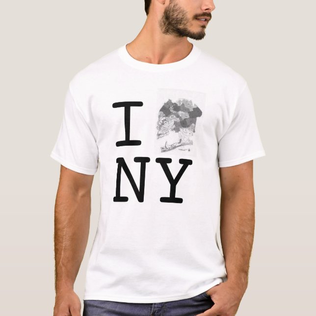 New York medborgare T Shirt (Framsida)
