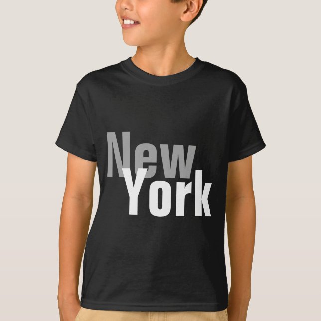 New York Mens Basic Dark _1  T Shirt (Framsida)