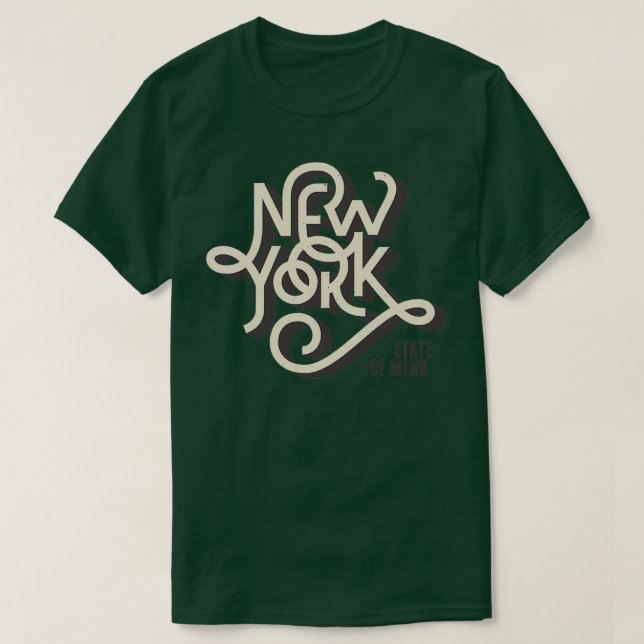 New York-mentalstaten T Shirt (Design framsida)