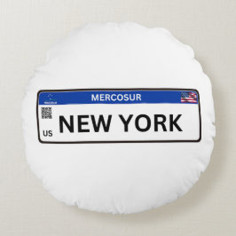 New York Mercosur Rund Kudde