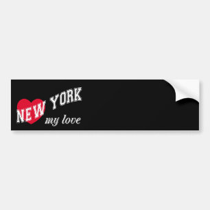 New York min kärlek Bildekal