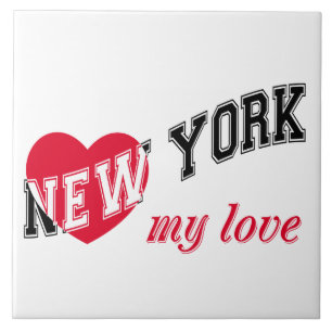 New York min kärlek Kakelplatta