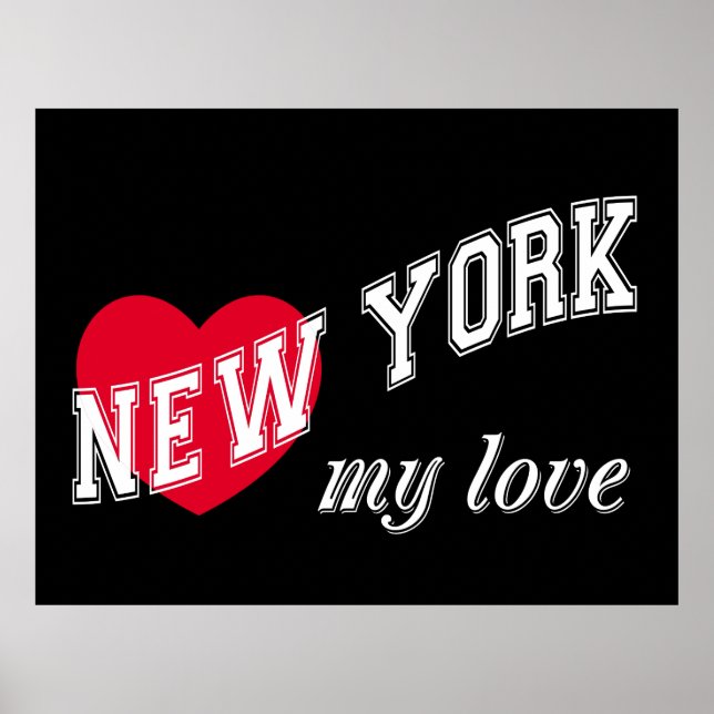 New York min kärlek Poster (Framsidan)