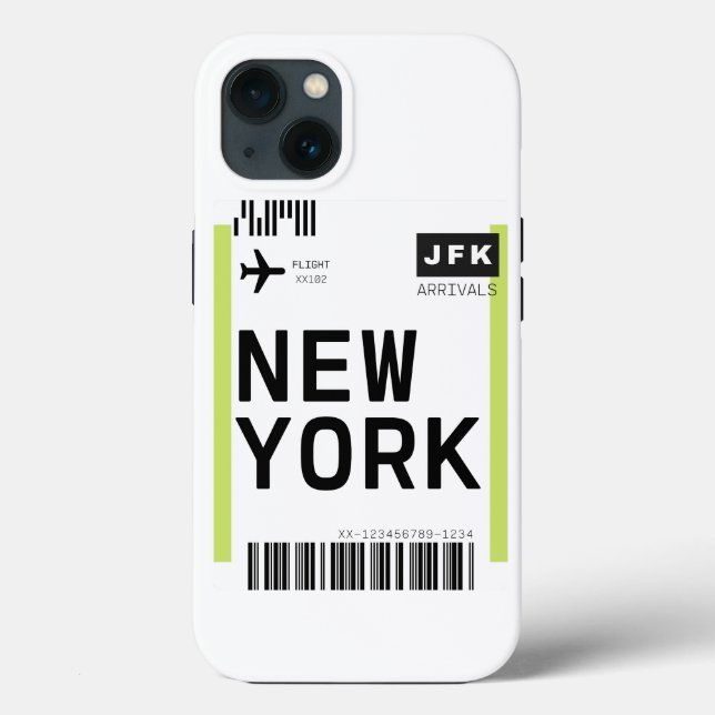 New York Mini Boarding Pass (Baksida)