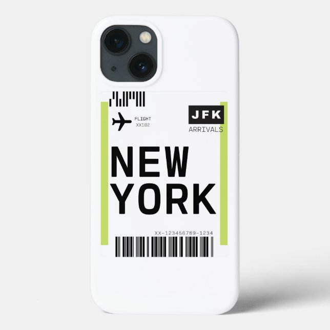 New York Mini Boarding Pass (Baksida)