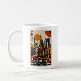 New-York Modern – Geometric Art Mug Kaffemugg