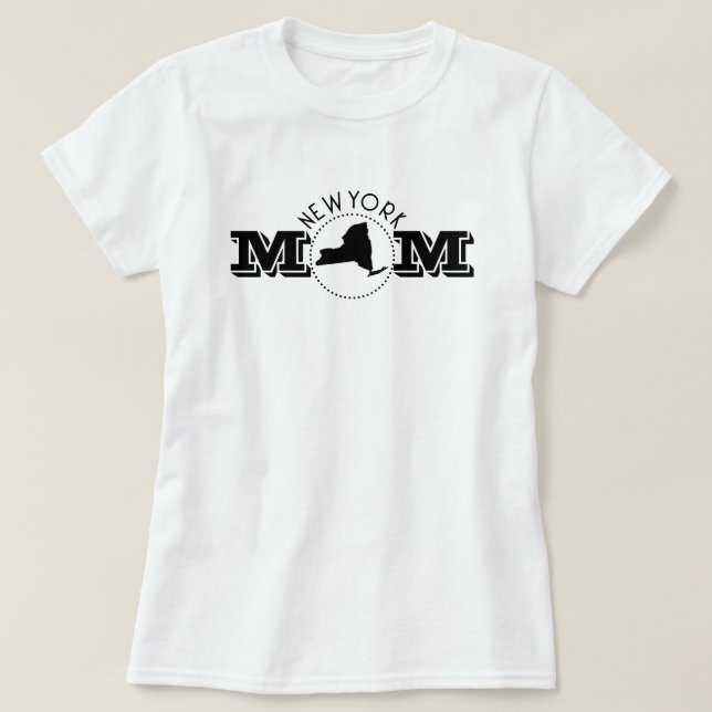 New York Mom  T Shirt (Design framsida)