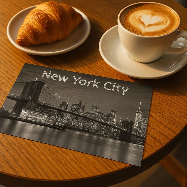 New York Moments Urban Skyline Souvenir Vykort (Skapare uppladdad)