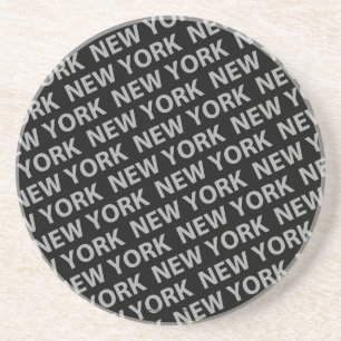 New York Mönster Grått Underlägg