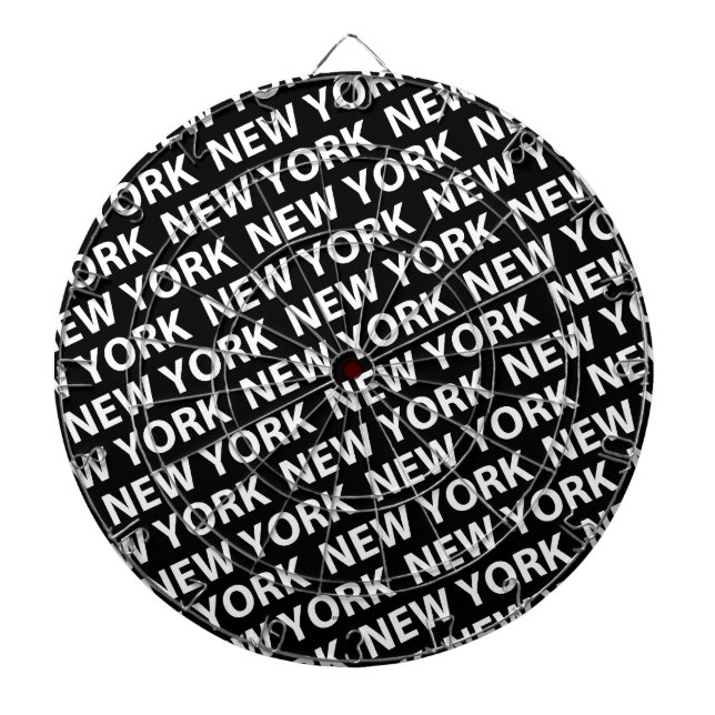 New York Mönster White Darttavla (Framsidan)