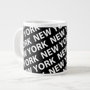 New York Mönster White Jumbo Mugg