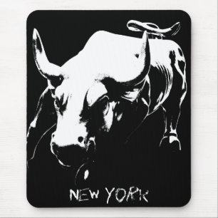 New York Mousepad Bull Landmark New York Gifts Musmatta