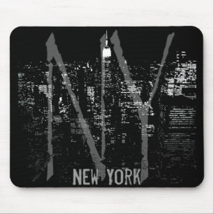 New York Mousepad CityscapeNew York City gåvor Musmatta