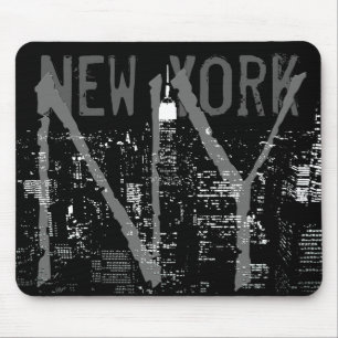 New York Mousepad CityscapeNew York City gåvor Musmatta