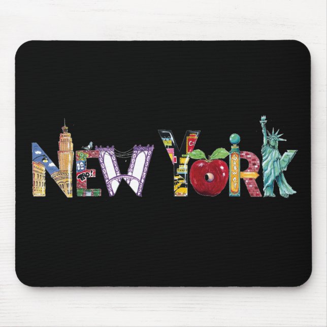 New York mousepad Musmatta (Framsidan)
