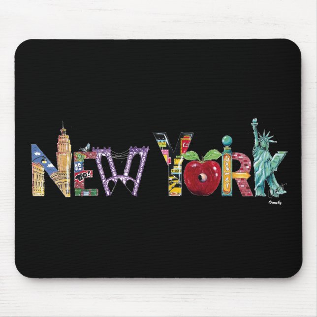 New York mousepad Musmatta (Framsidan)