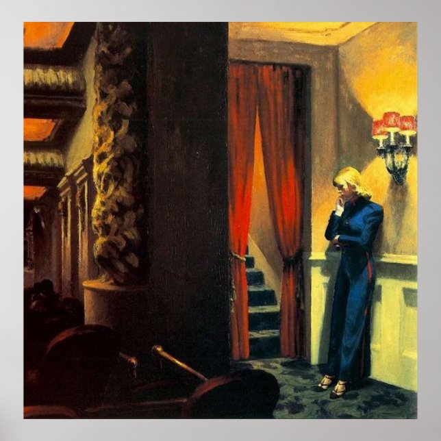 NEW YORK MOVIE EDWARD HOPPER POSTER (Framsidan)
