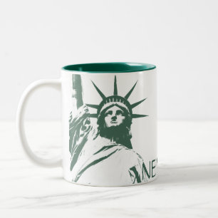 New York Mugg New York Frihetsgudinnan Coffee Kopp