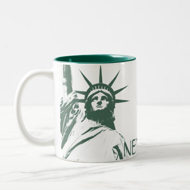 New York Mugg New York Frihetsgudinnan Coffee Kopp (Vänster)