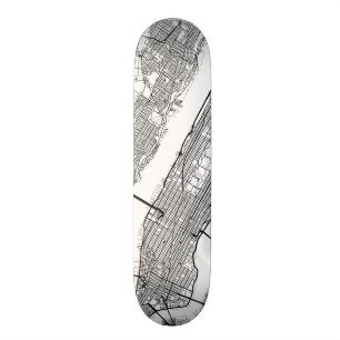 New York   någon stadsgatakarta Skateboard Bräda 19,5 Cm