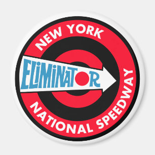 New York National Speedway Vintage skylt Magnet