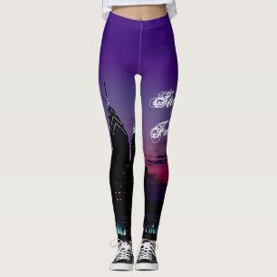 New York Natt, håll dig fri Leggings