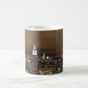 New York natthorisont Kaffemugg