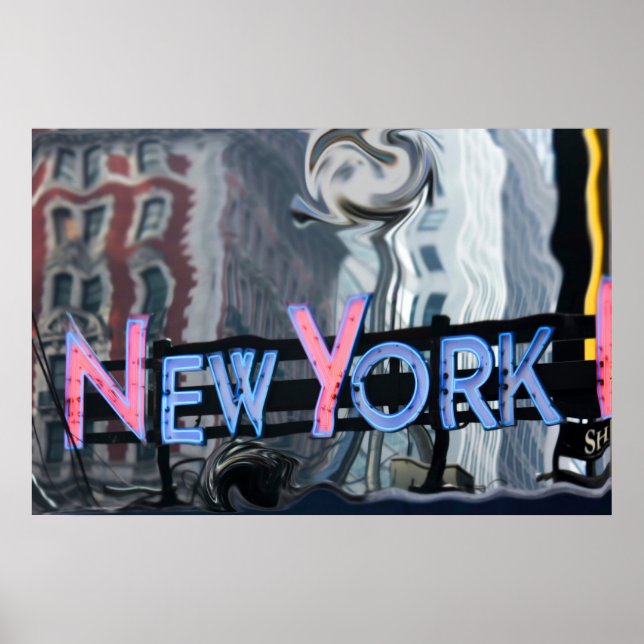 New York neon Poster (Framsidan)