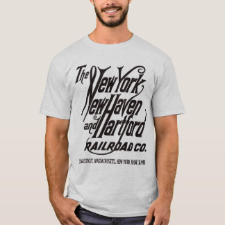 New York, New Haven and Hartford Railroad_BLK T Shirt