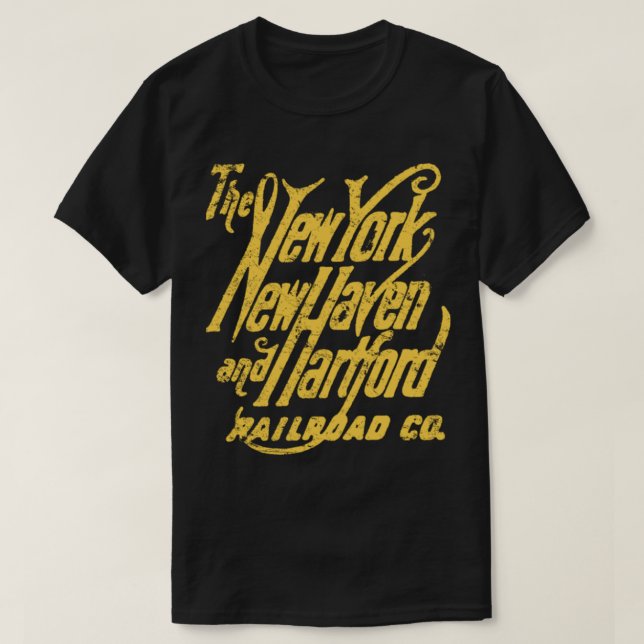 New York New Haven och Hartford Railroad T Shirt (Design framsida)