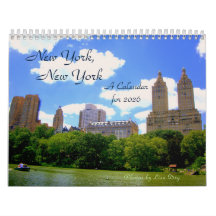 New York, New York A Calendar för 2026