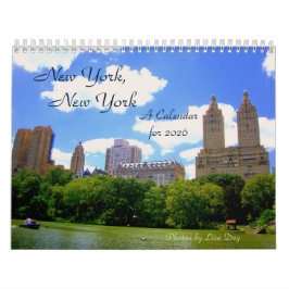 New York, New York A Calendar för 2026 Kalender