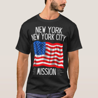 New York New York City LDS Mission Proud Mormon Mi T Shirt