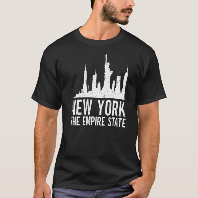 New York New York Empire state T Shirt (Framsida)