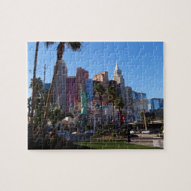 New York - New York Hotel #2 Jigszawa Puzzle Pussel (Horisontell)