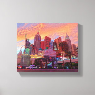 New York - New York Hotel #3 Canvas