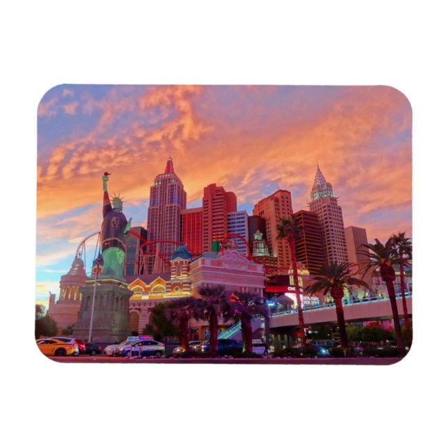 New York - New York Hotel #3 Magnet (Horisontell)