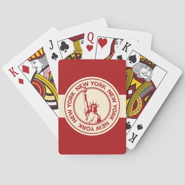 New York New York Playing Cards Casinokort (Baksidan)