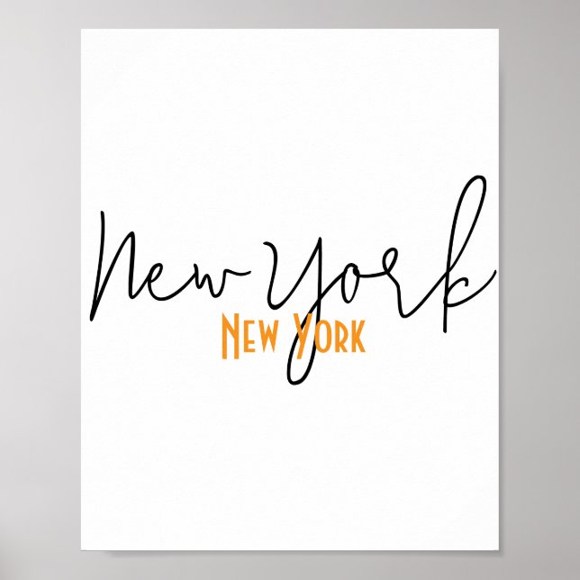 New York, New York Souvenir Poster (Framsidan)