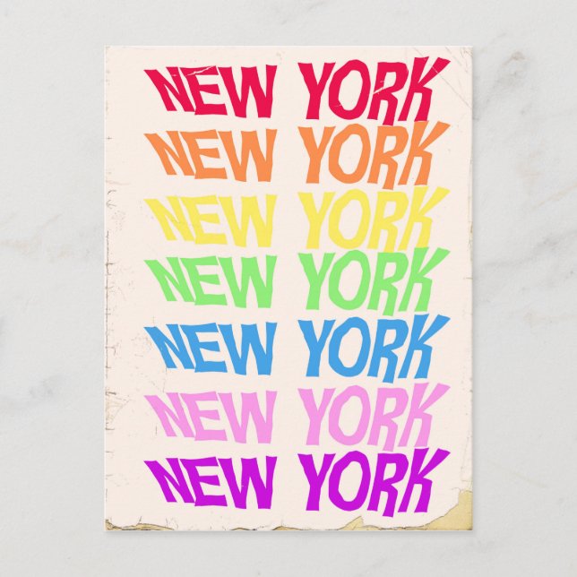 New York New York Vykort (Framsida)