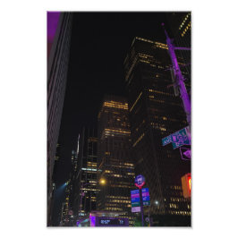New York Nights – Illuminated Skyline Photography Fototryck