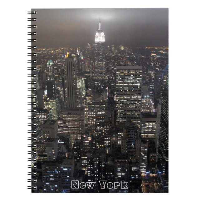 New York Notebook Empire state Souvenir Journal Anteckningsbok (Framsidan)