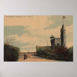 New York, NY - Belvedere i Central Park Poster