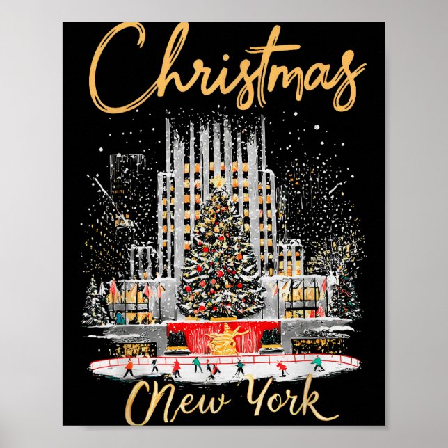 New York Ny Christmas Girl Trip Matching  Poster (Framsidan)