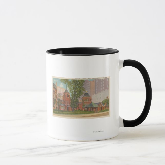 New York, NY - Den lilla kyrkan Mugg (Höger)