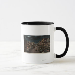 New York NY - det Bowery - nattplats Mugg