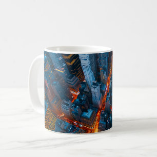 New York, NY - en jävla stad - design 2 Kaffemugg
