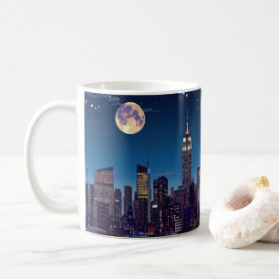 New York, NY - en jävla stad Kaffemugg
