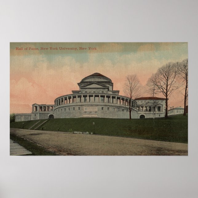 New York, NY - Fame, New York Universiteten Poster (Framsidan)
